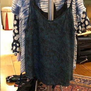 Sequin print wilfred tank